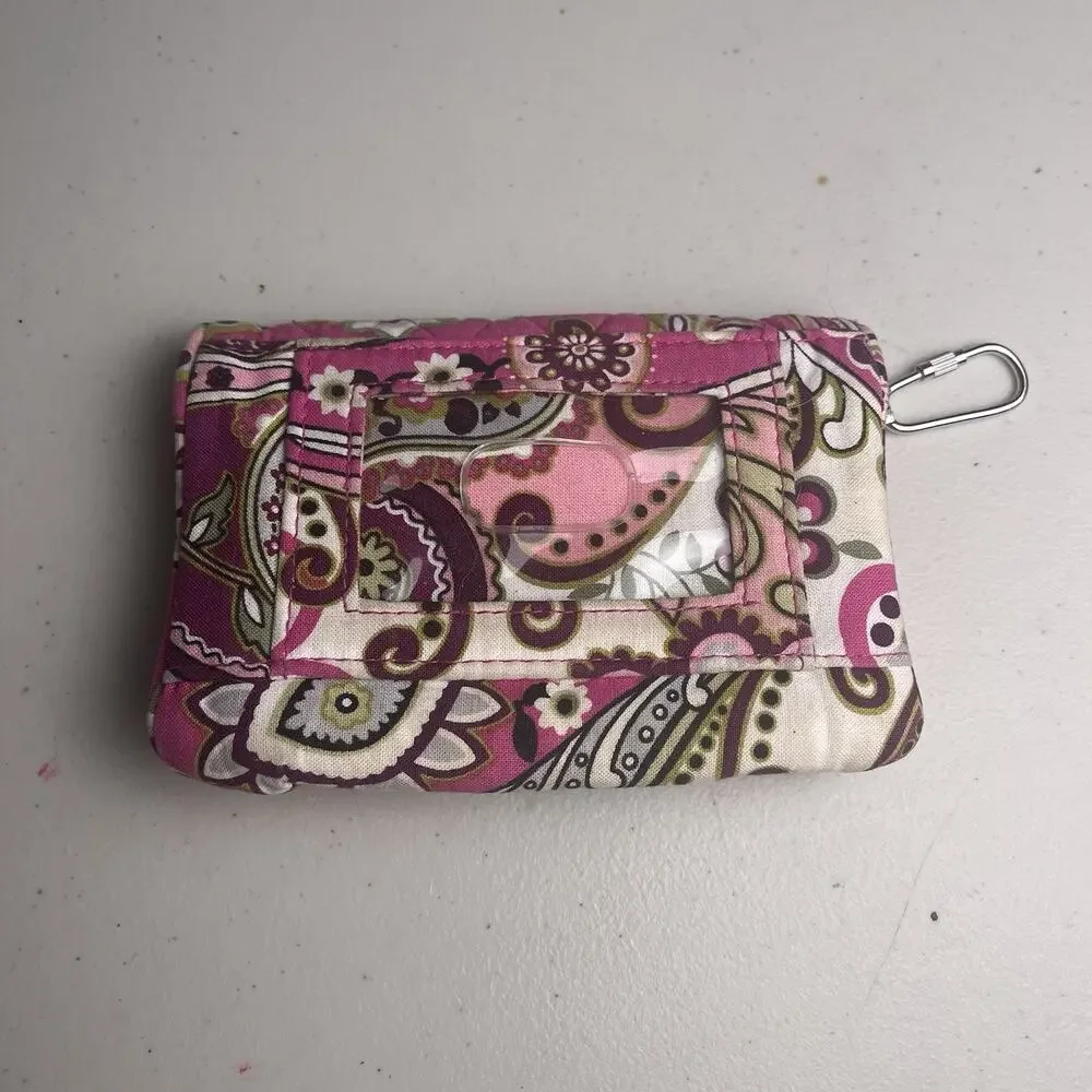 Vera Bradley Purse & Wallet Lot Jazzy Bloom Very Berry Mod Floral 100% Cotton - Picture 14 of 16